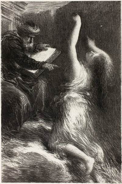 Parsifal, akt II: Fremkaldelse af Kundry af Henri Fantin-Latour