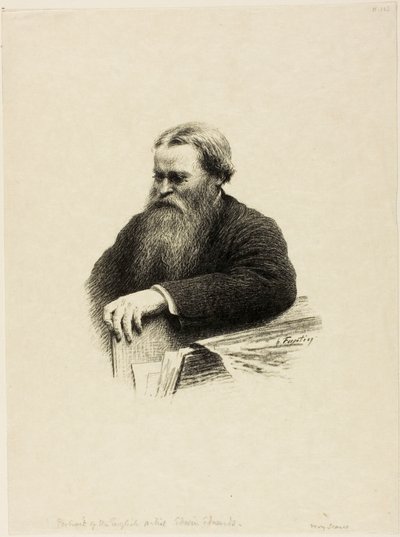 Portræt af kunstneren Edwin Edwards af Henri Fantin-Latour