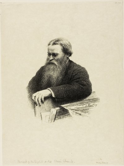 Portræt af kunstneren Edwin Edwards af Henri Fantin Latour