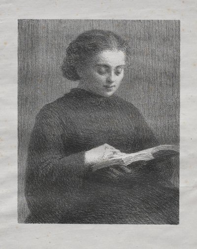 Læsning: Portræt af kunstnerens søster af Henri Fantin-Latour