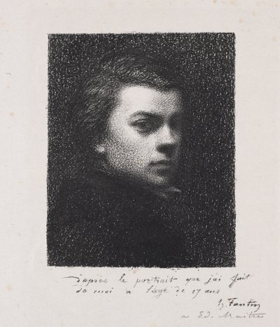 Kunstneren på 17 år af Henri Fantin-Latour