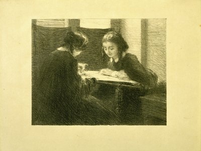 Brodererne, nr. 3 af Henri Fantin-Latour