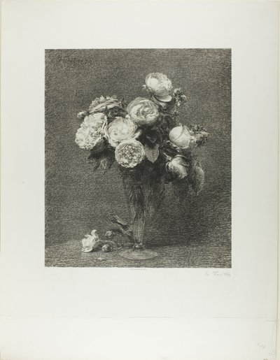 Buket af roser af Henri Fantin Latour