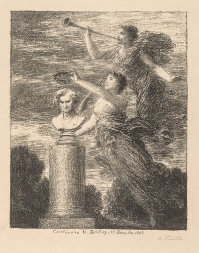 Hundredårsdagen for Hector Berlioz af Ignace Henri Jean Fantin-Latour