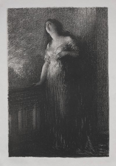 Betroelse til natten af Ignace Henri Jean Fantin-Latour