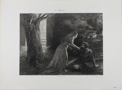 Debut af Valkyrien af Ignace Henri Jean Fantin-Latour