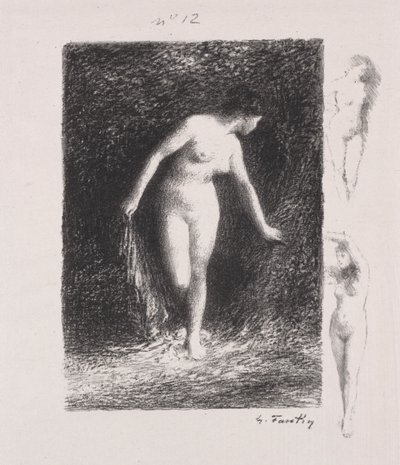 Diane af Ignace Henri Jean Fantin Latour