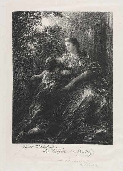 Duet af trojanske heste af Ignace Henri Jean Fantin-Latour
