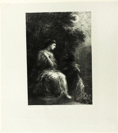 Duet of the Trojans, syvende plade af Ignace Henri Jean Fantin-Latour