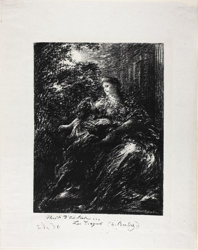 Duet of the Trojans, sjette plade af Ignace Henri Jean Fantin-Latour