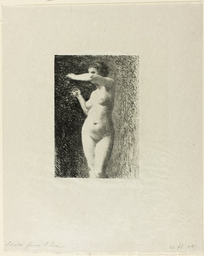 Etude for Eva af Ignace Henri Jean Fantin Latour