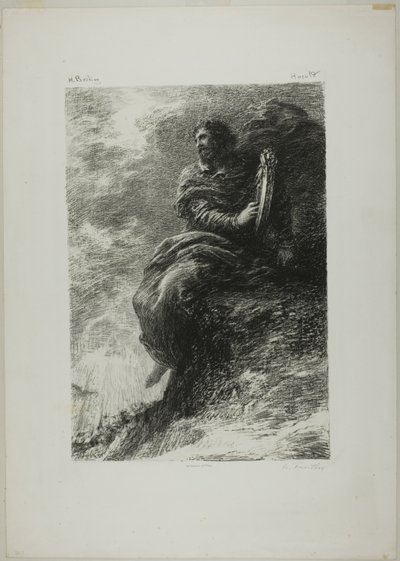 Harold: I bjergene af Ignace Henri Jean Fantin Latour