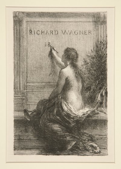 Udødelighed? (Udødelighed) af Ignace Henri Jean Fantin-Latour