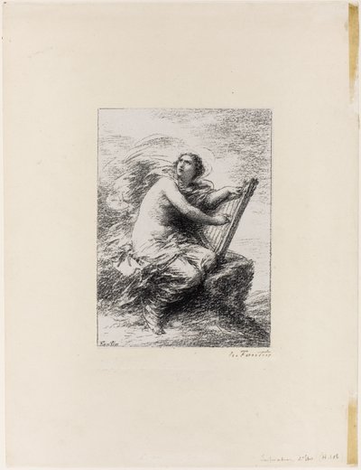Inspiration, første plade af Ignace Henri Jean Fantin Latour
