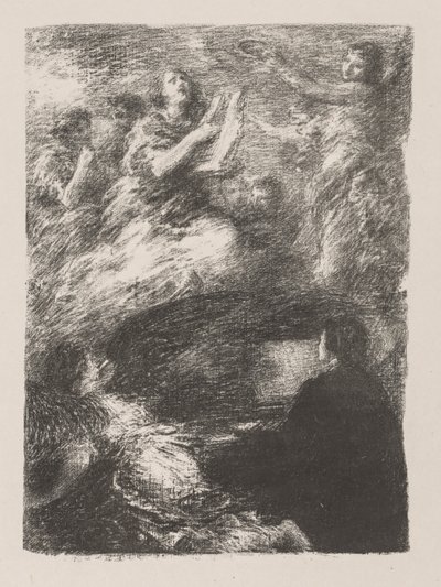 Sidste tema af Robert Schumann af Ignace Henri Jean Fantin Latour