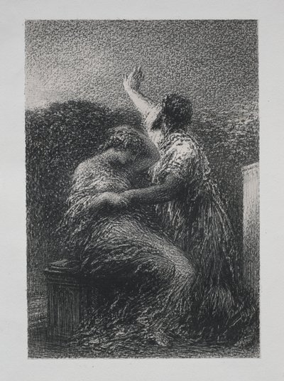 Magikeren Baltajar og Fatime af Ignace Henri Jean Fantin-Latour