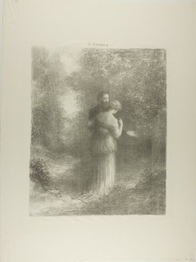 Kærlighedsdigte, første tallerken af Ignace Henri Jean Fantin Latour