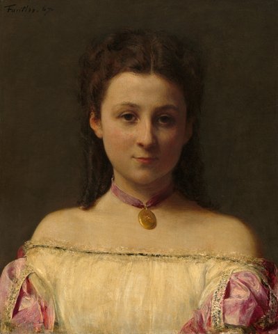 Frøken de Fitz-James af Ignace Henri Jean Fantin Latour
