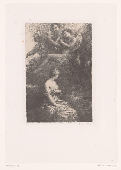 Marguerite viser sig for Faust og Mephisto fra himlen La Damnation de Faust. Tilsyneladende af Marguerite Hector Berlioz