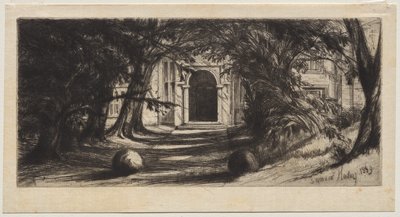 Mytton Hall af Ignace Henri Jean Fantin Latour