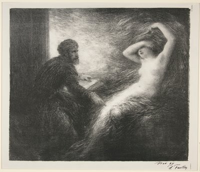Parsifal: Akt II. Fremkaldelse af Kundry af Ignace Henri Jean Fantin Latour