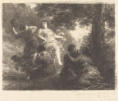 Pastoral af Ignace Henri Jean Fantin-Latour