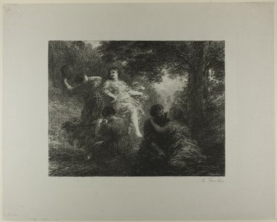 Pastoral af Ignace Henri Jean Fantin Latour