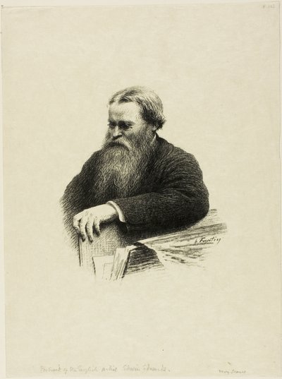 Portræt af kunstneren Edwin Edwards af Ignace Henri Jean Fantin-Latour