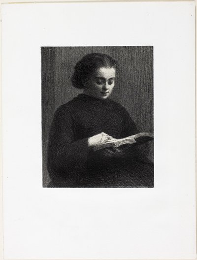 Læsning af Ignace Henri Jean Fantin-Latour