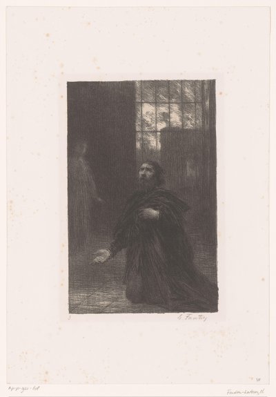 Rienzi beder til Gud Rienzi. Acte V. Priere de Rienzi Richard Wagners liv og værker (serietitel) af Ignace Henri Jean Fantin Latour