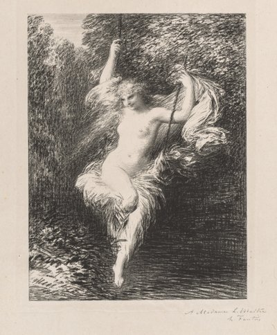 Sarah Bather af Ignace Henri Jean Fantin-Latour