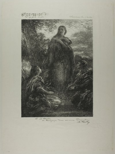 Semiramis af Ignace Henri Jean Fantin Latour
