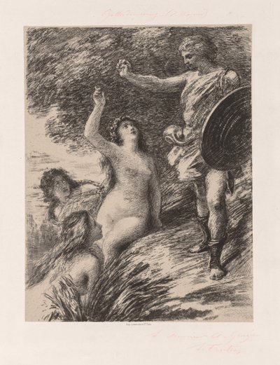 Siegfried og Rhinens døtre af Ignace Henri Jean Fantin Latour