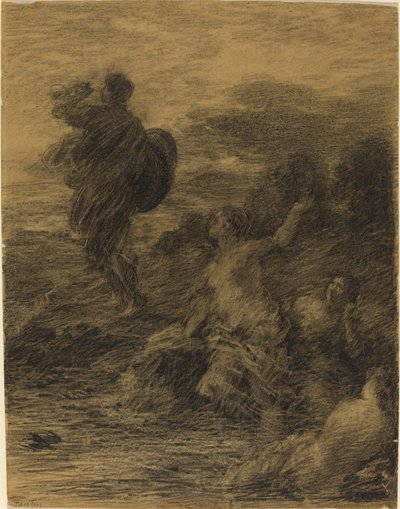 Siegfried og Rhine piger af Ignace Henri Jean Fantin-Latour