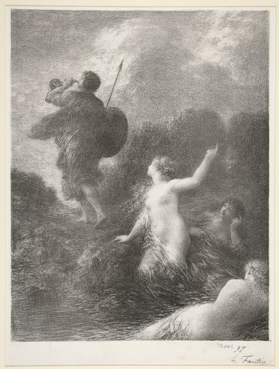 Siegfried og Rhinmøerne af Ignace Henri Jean Fantin-Latour