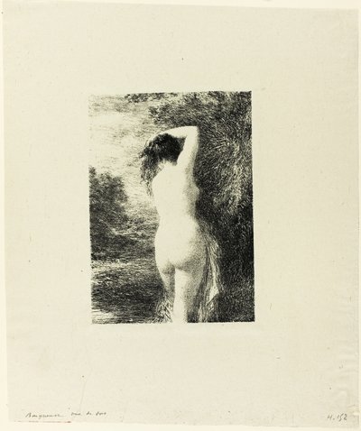 Stående Bader, tredje plade af Ignace Henri Jean Fantin Latour