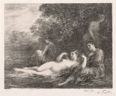 Badegæsterne af Ignace Henri Jean Fantin-Latour