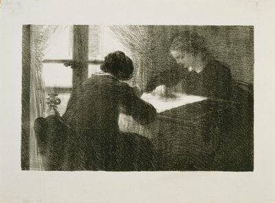 Brodererne, nr. 2 af Ignace Henri Jean Fantin-Latour