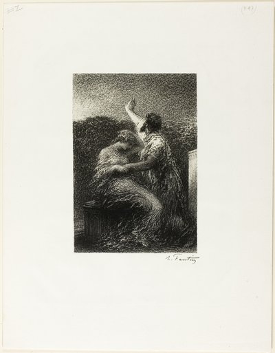 Magus Balthasar og Fatima af Ignace Henri Jean Fantin-Latour