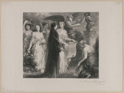 Til Robert Schumann, 1894. af Ignace Henri Jean Fantin Latour