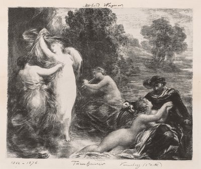 Venusberg af Ignace Henri Jean Fantin Latour