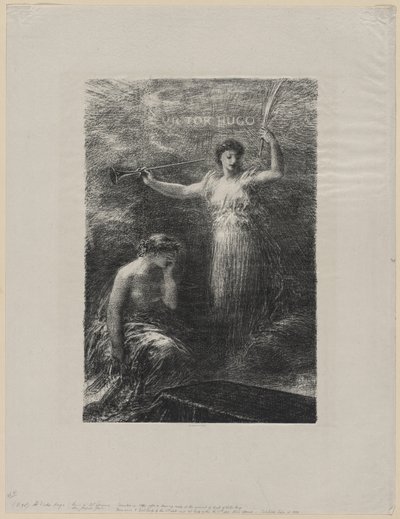 Til Victor Hugo af Ignace Henri Jean Fantin-Latour