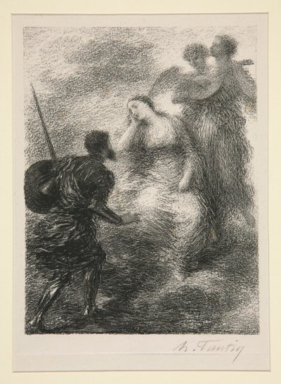 Visionen af Oberon af Ignace Henri Jean Fantin Latour