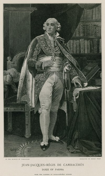 Jean-Jacques-Regis de Cambaceres af Henri-Frederic Schopin