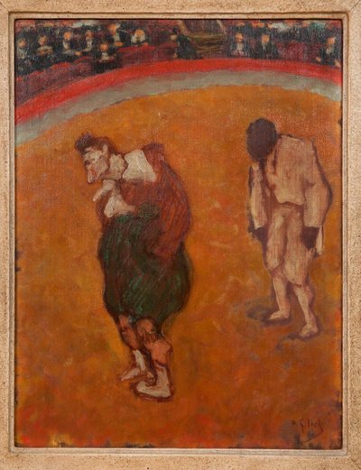 Footit og Chokolade, ca. 1895. af Henri Gabriel Ibels