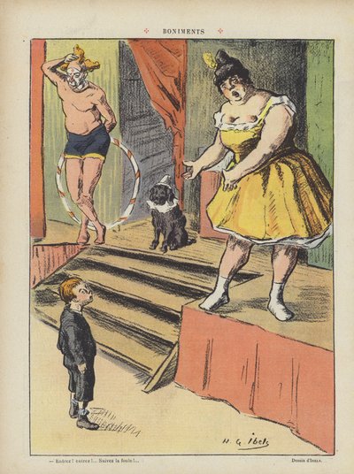 Illustration til Le Rire af Henri Gabriel Ibels