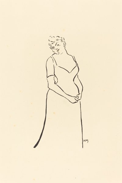 Paula Brebion? af Henri Gabriel Ibels