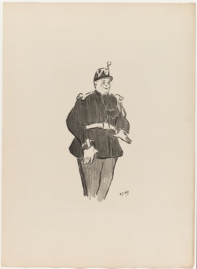 Polin, fra Le Café-Concert af Henri-Gabriel Ibels