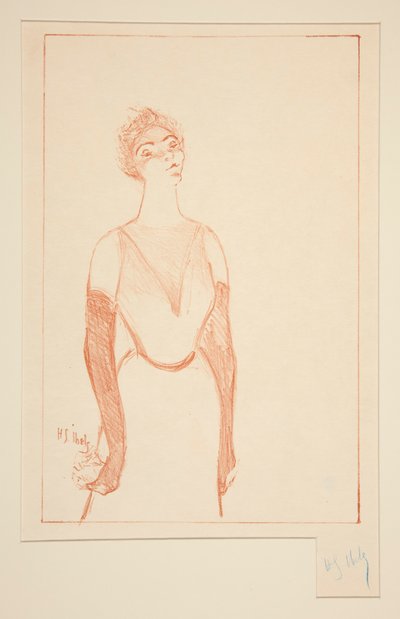 Yvette Guilbert af Henri-Gabriel Ibels