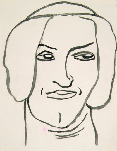 Sophie smiler af Henri Gaudier-Brzeska